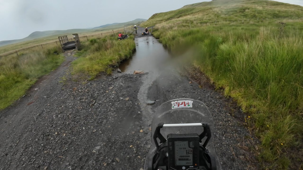 Two Tenere visit Nant Y Moch
