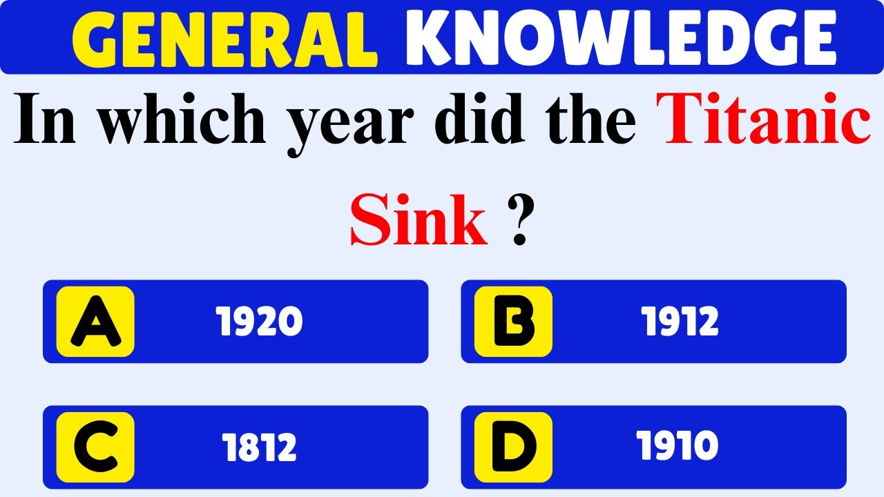 How Good Is Your General knowledge?  Take This 10 questions quiz to Find Out! #generalknowledge