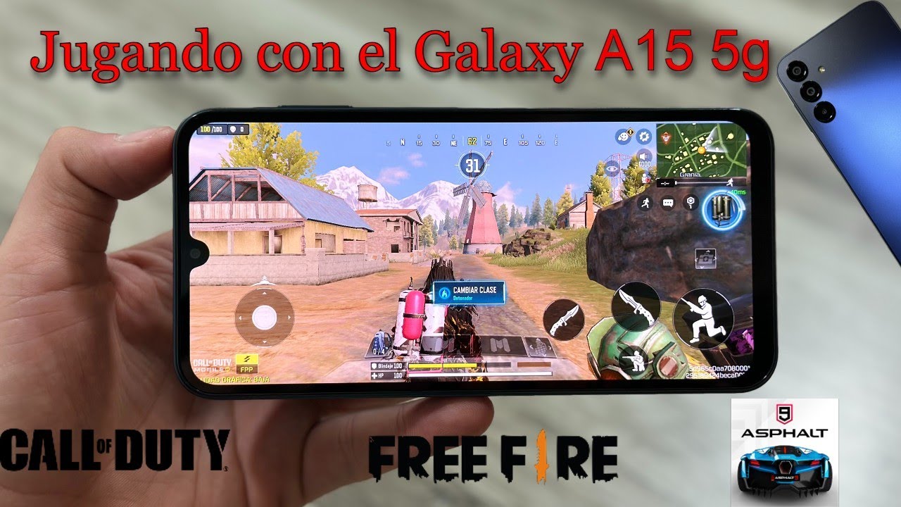 Jugando con el Galaxy A15 5g │ Call of duty, free fire y más...