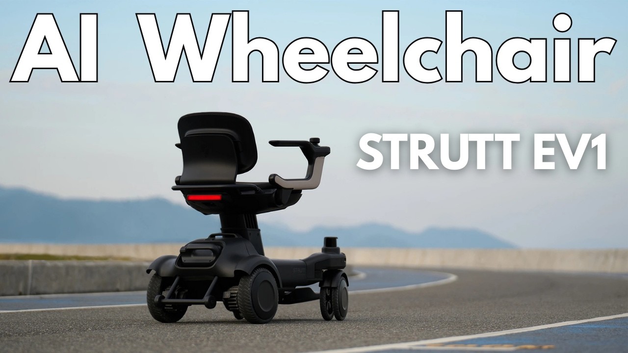 Inside the AI-Powered Strutt EV1 - Wheelchair of the future!