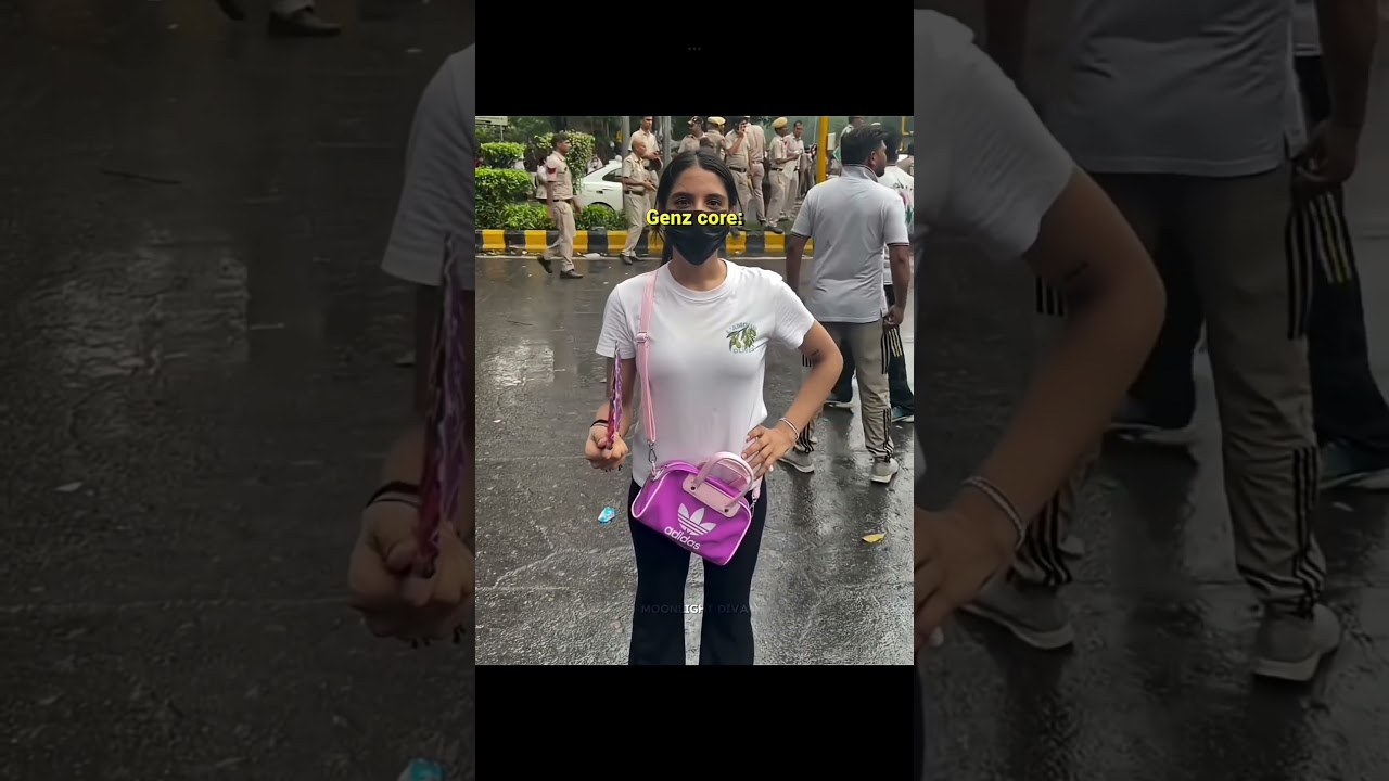 Indian GEN-Z protest core Part-4 🤣💀 #protest #genz #cjpprotest