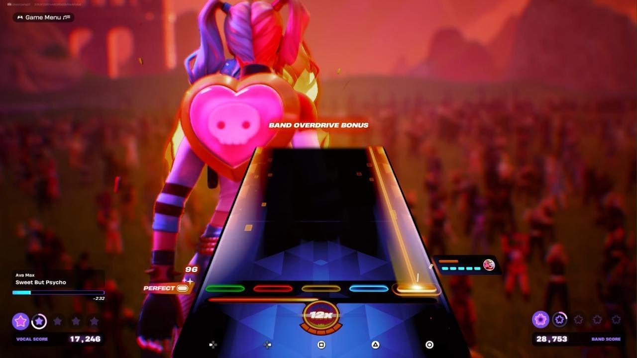 Fortnite Festival - Sweet but Psycho - Flawless Vocals PS5 120fps