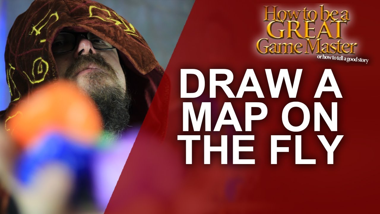 Great GM: Making Maps on the Fly - Game Master Tips for your Tabletop RPG