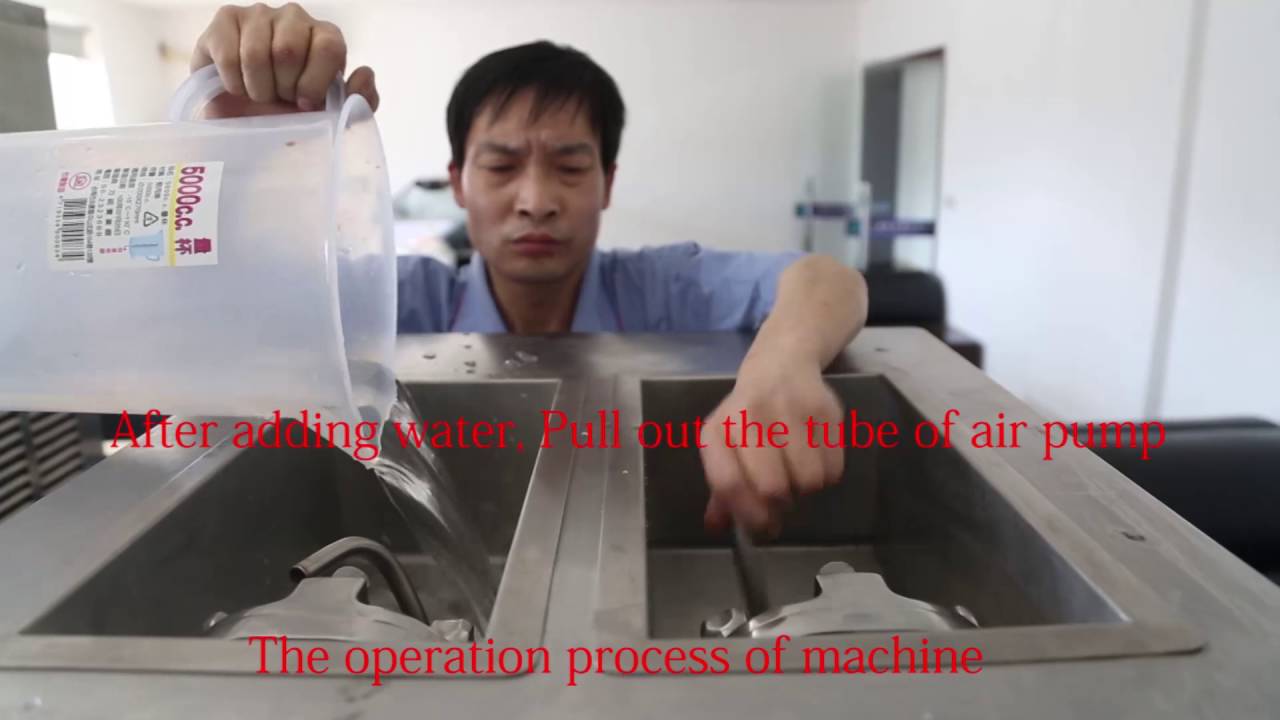 Installation and Operation of KS Soft Ice Cream Machine Frozen Yougurt Machine with Air Pump
