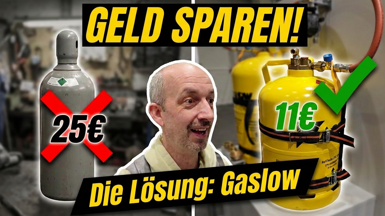 GELD SPAREN UND GASFLASCHEN EINFACH SELBST BEFÜLLEN.Die Lösung:Gasflasche von Gaslow