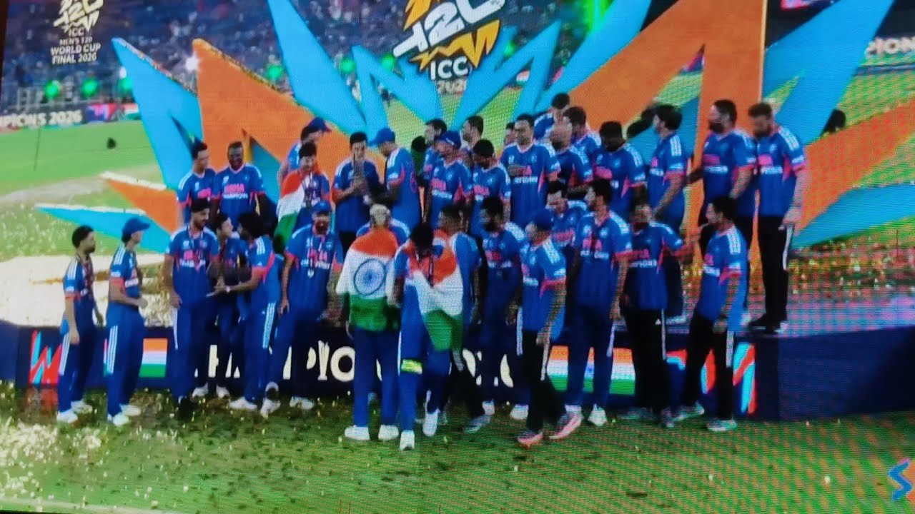 Finally India won the T20 world cup 2026🏆  