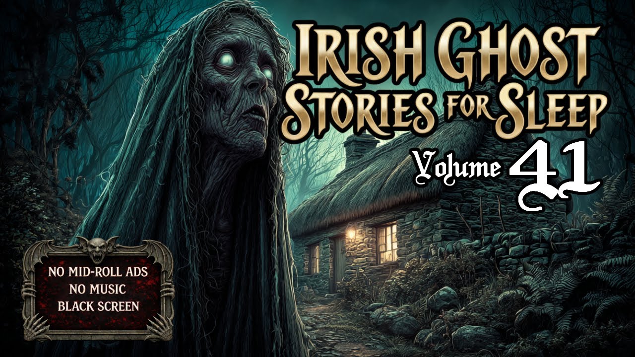 Irish Ghost Stories for Sleep - Vol. 41 (No Ads, No Music) 👻