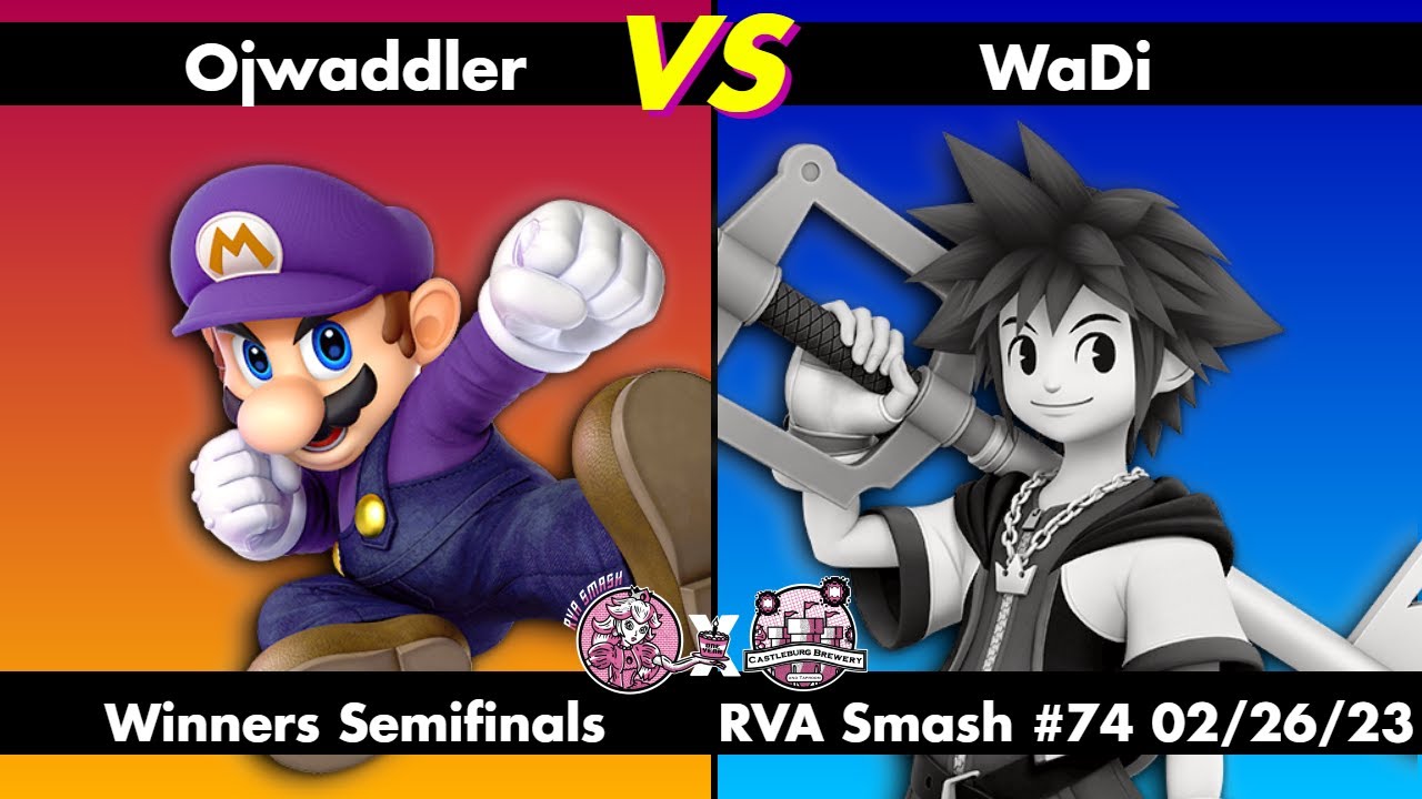 RVA Smash #74: Ojwaddler (Mario) vs WaDi (Sora) | Winners Semifinals | 45 Entrants | SSBU