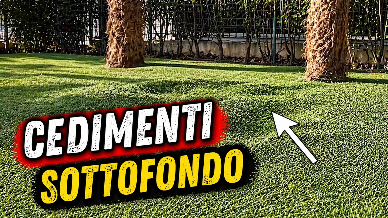 PROBLEMI ERBA SINTETICA | COME SISTEMARE CEDIMENTI FONDO DRENANTE