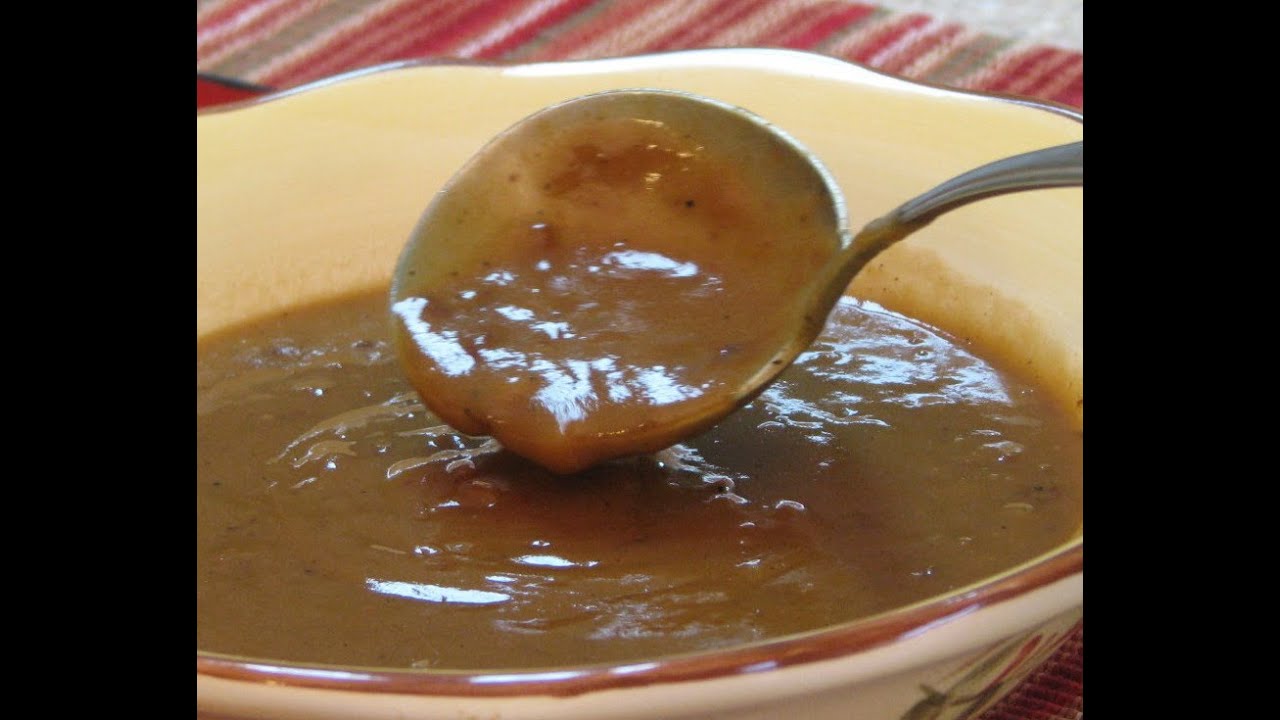 How to make brown onion gravy