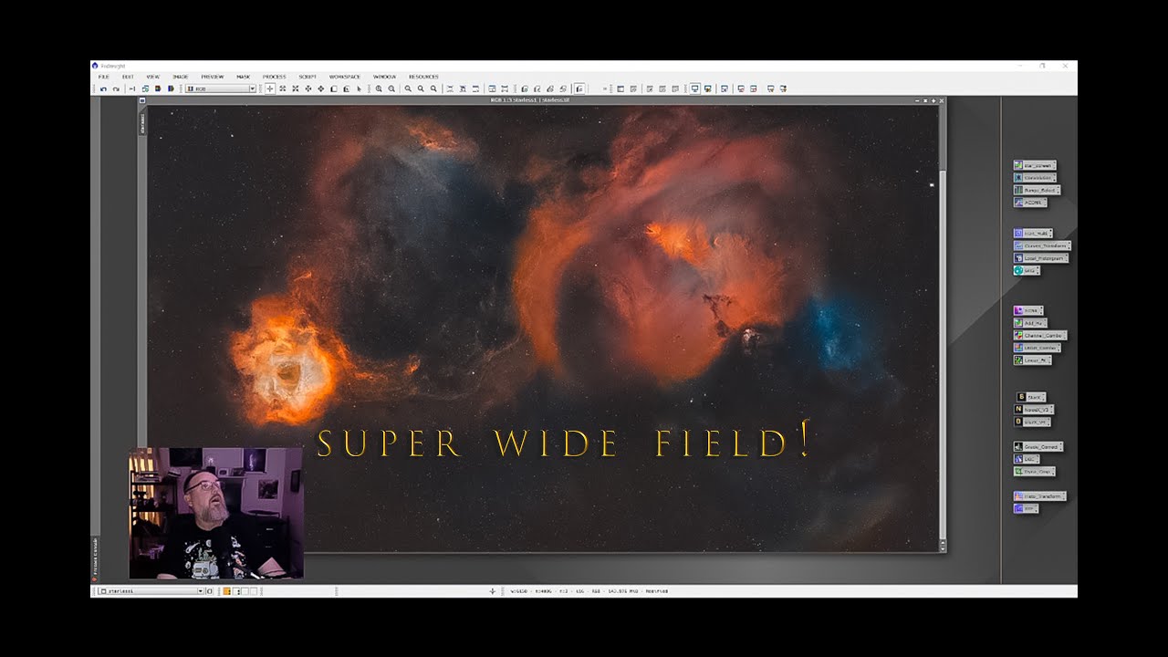 First Super Wide Field Image
