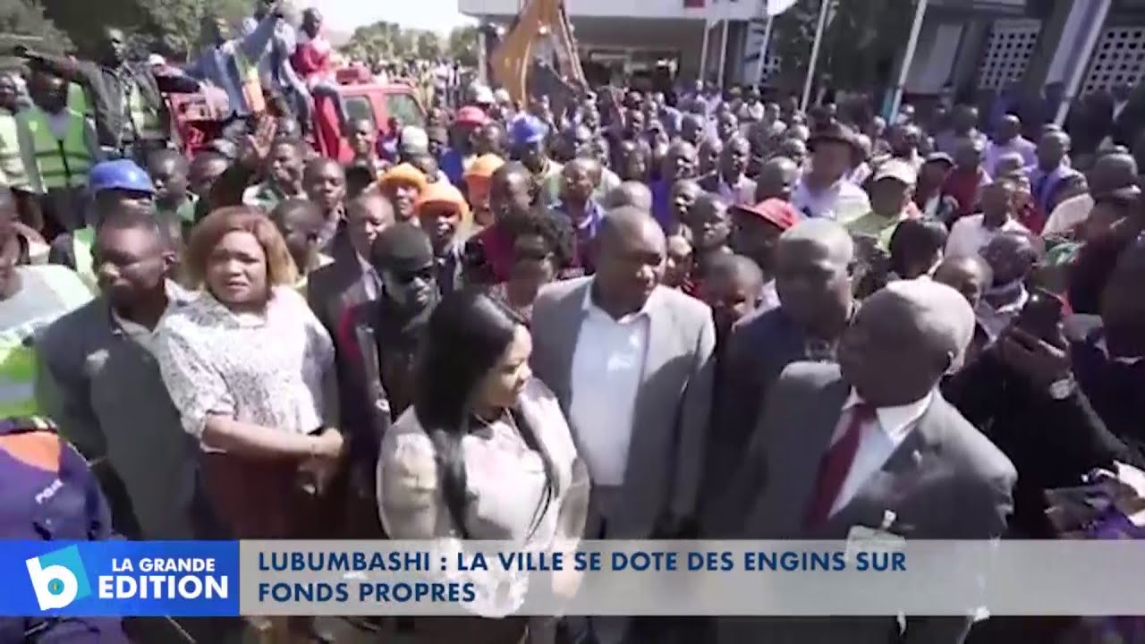 Lubumbashi: La ville se dote des engins sur fonds propres