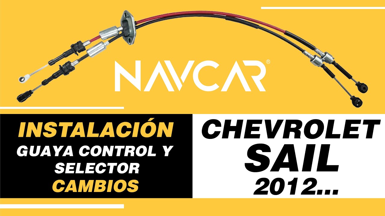 Chevrolet Sail Instalación Cable Control y Selector Cambios OEM: 24105496