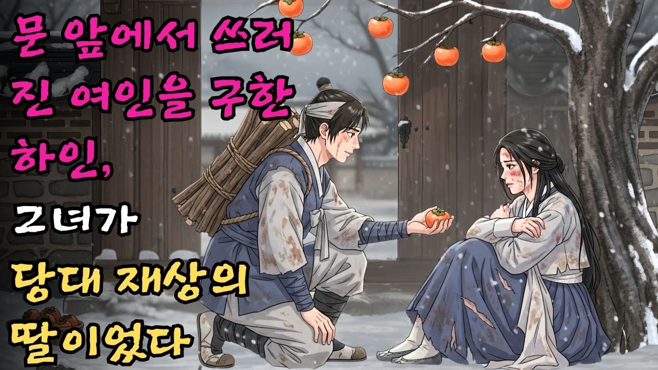 문 앞에서 쓰러진 여인을 구한 하인은, 자신이 구한 사람이 당대 재상의 딸일 줄은 꿈에도 몰랐다 