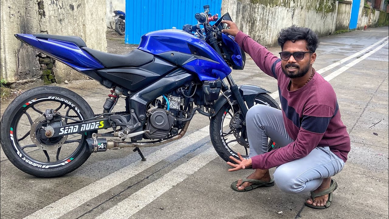 Pulsar Ns 260 Full Stickering And Oil change (Part-4)!!! Full Updated