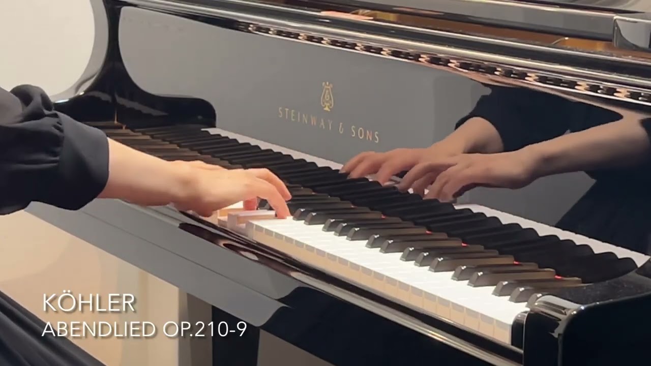 Köhler - Kinder Album Op.210-9 Abendlied　／　ケーラー：「こどものためのアルバム」Op.210より　9. 夕べの歌