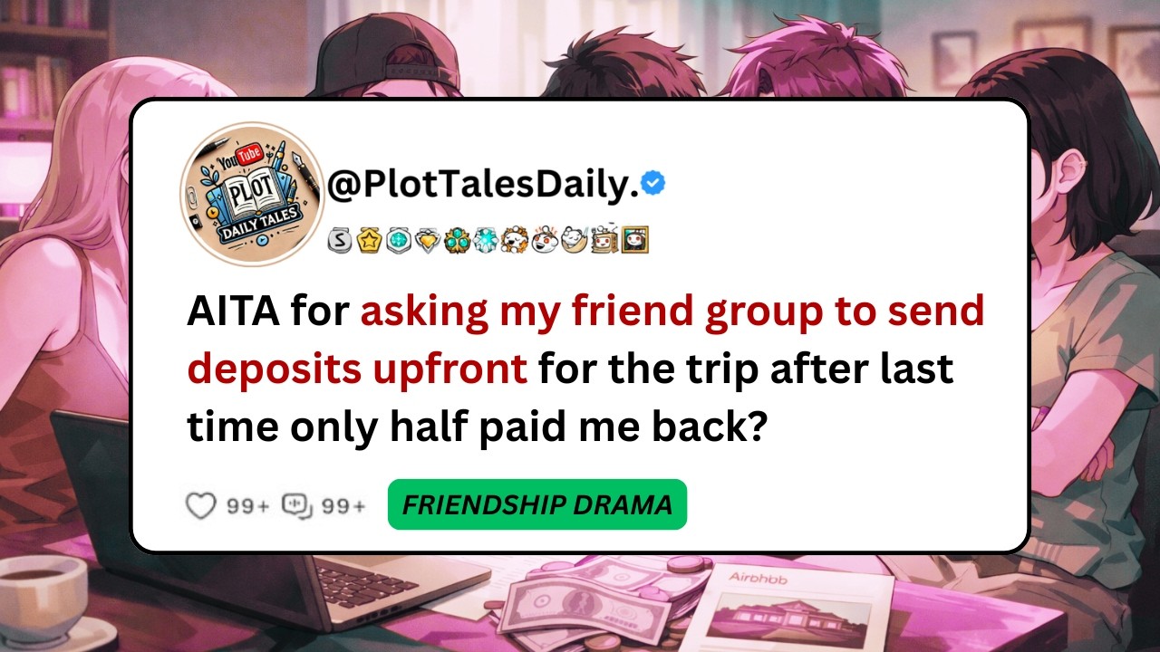 AITA for asking my friend group to send deposits upfront for the trip after last... | Reddit Stories