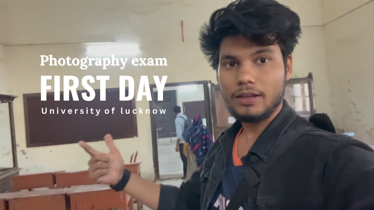 Photography exam day 01 / #bfa student / college vlogs / #universityoflucknow #vlog