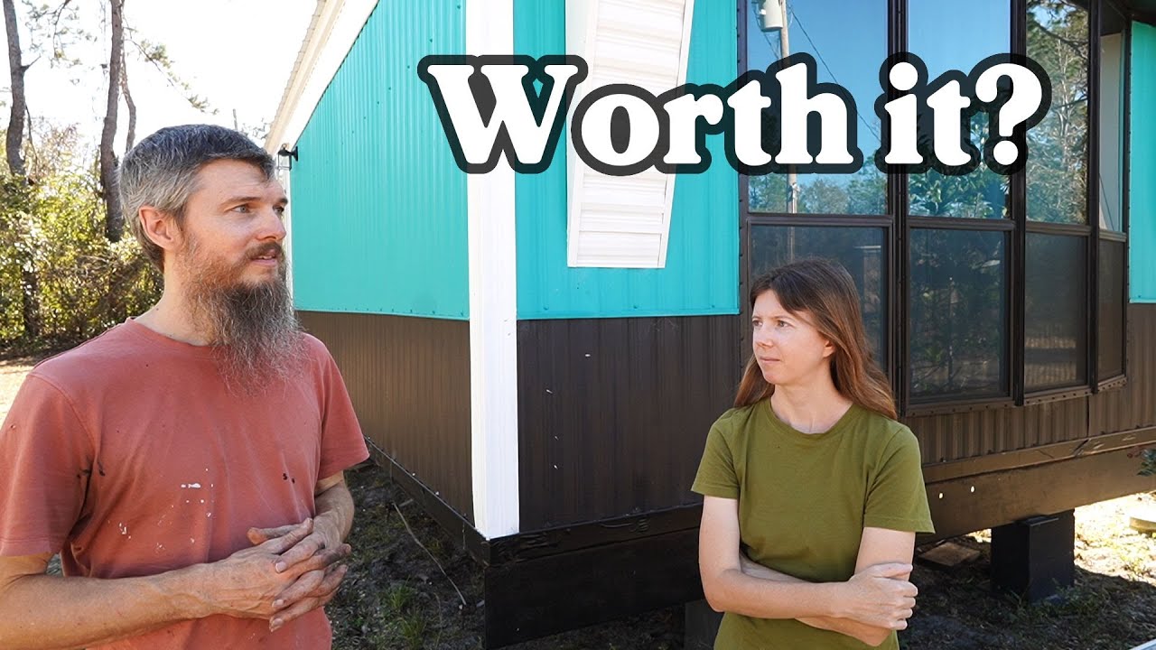 Skirting Underpinning Prep - Salvage Mobile Home Rebuild