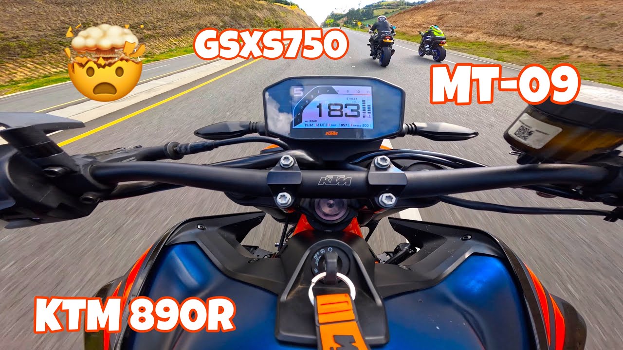 KTM 890 Duke R 🔥| MT-09 V2 | GSXS750