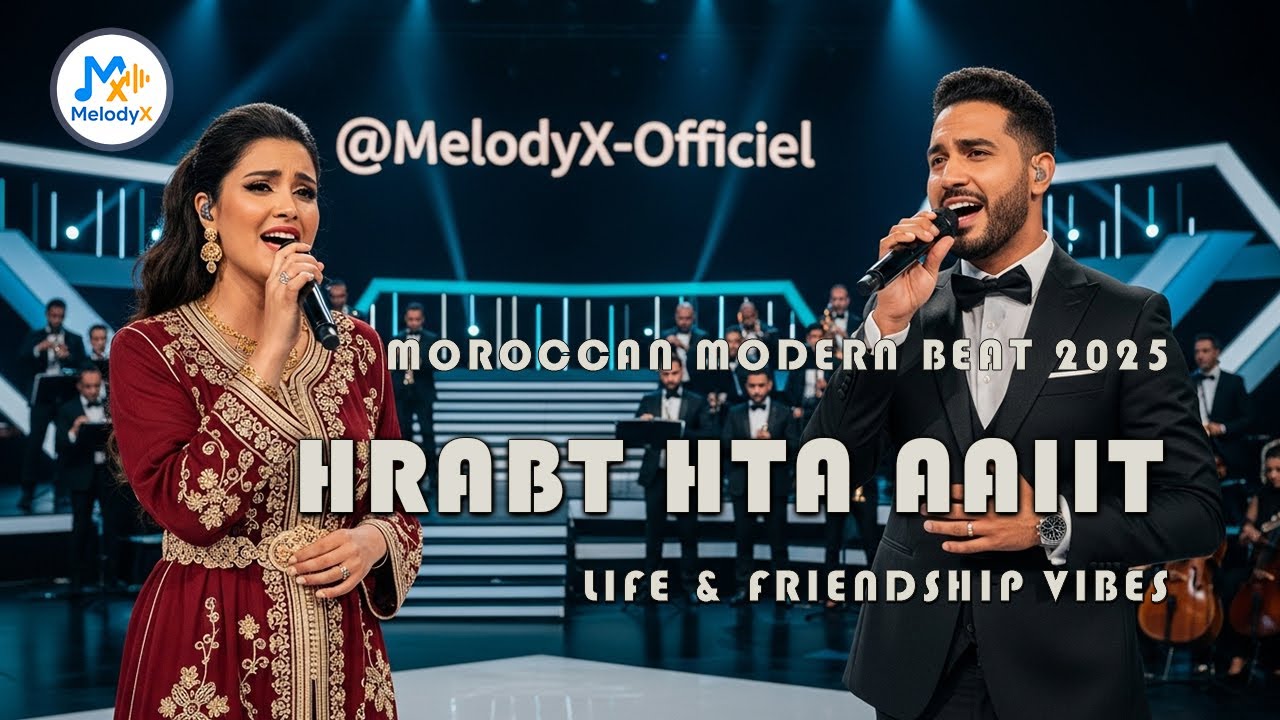 Hrabt Hta Aaiit 🎶 2025 |  Moroccan Modern Beat |🌍 Life & Friendship Vibes 🤝 🎵 | MelodyX Officiel