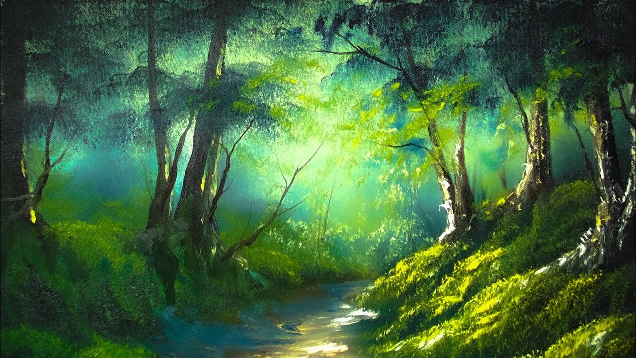 Forest Light | Oil Painting | Paintings By Justin