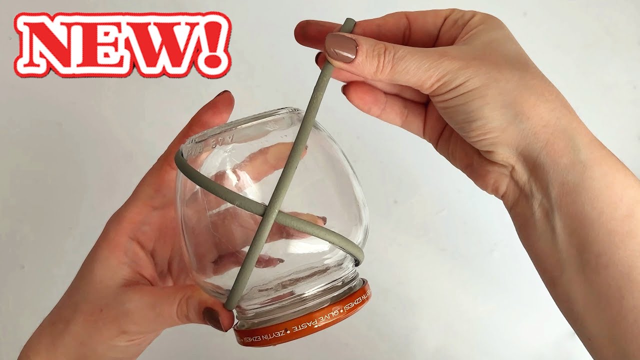 DIY 💫 Decorative and Simple Lantern Idea With Glass Jar!