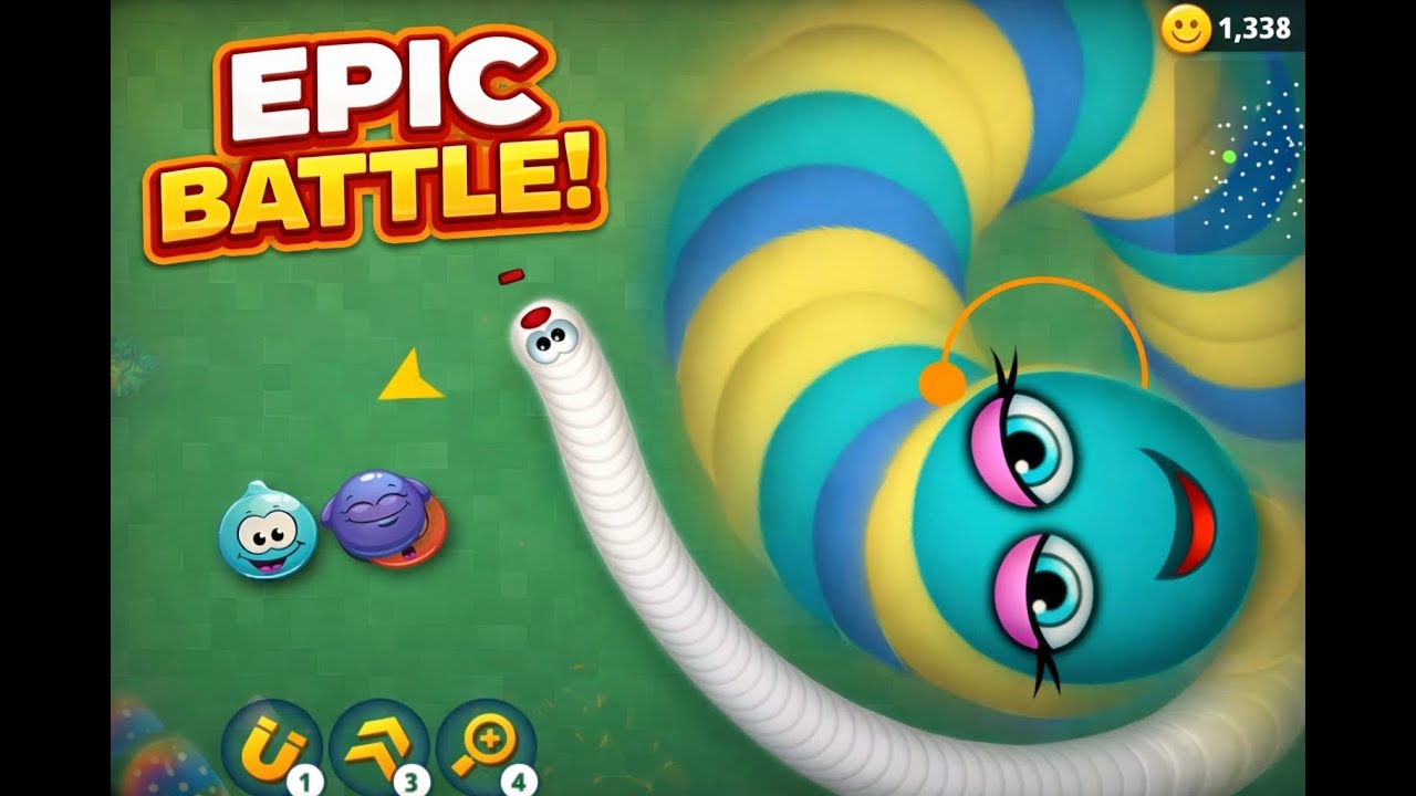 Worms Zone io | Epic Snake Battle 🐲
