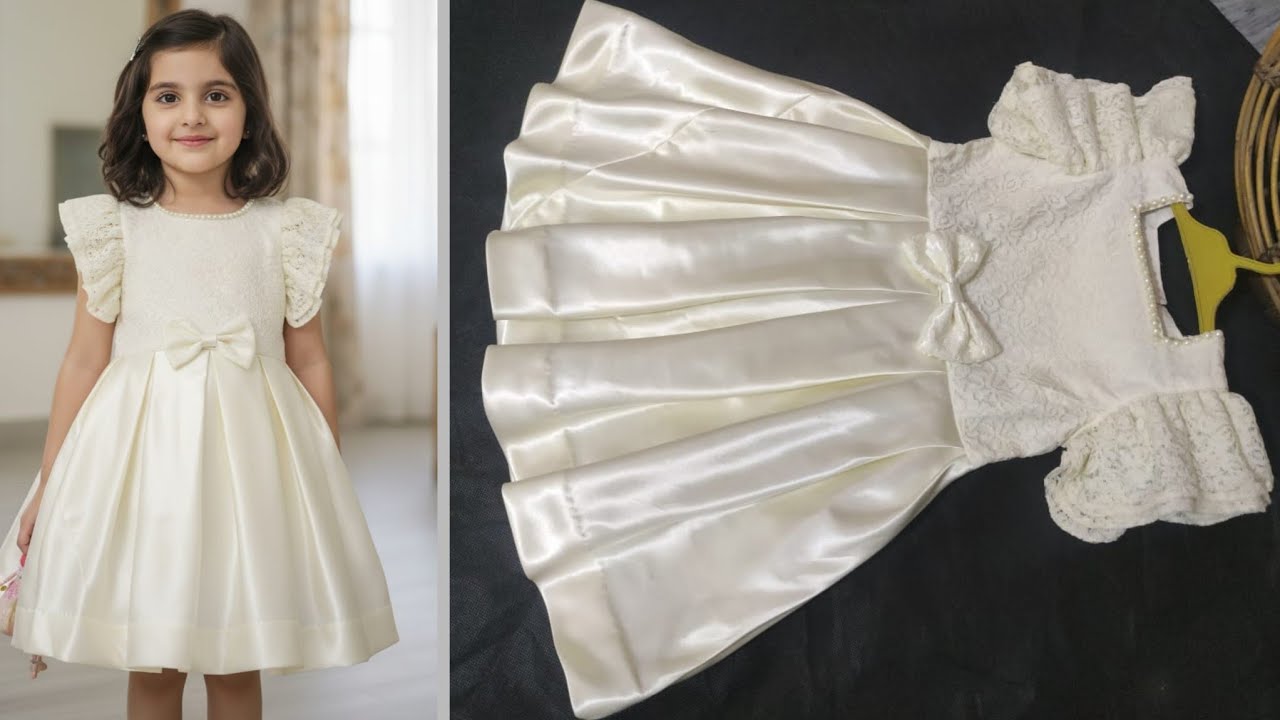 Box pleated frock cutting and stitching 