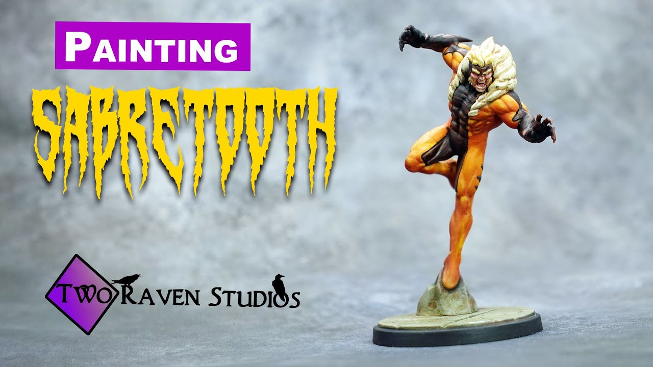 Painting Crisis Protocol X-Men: Sabretooth