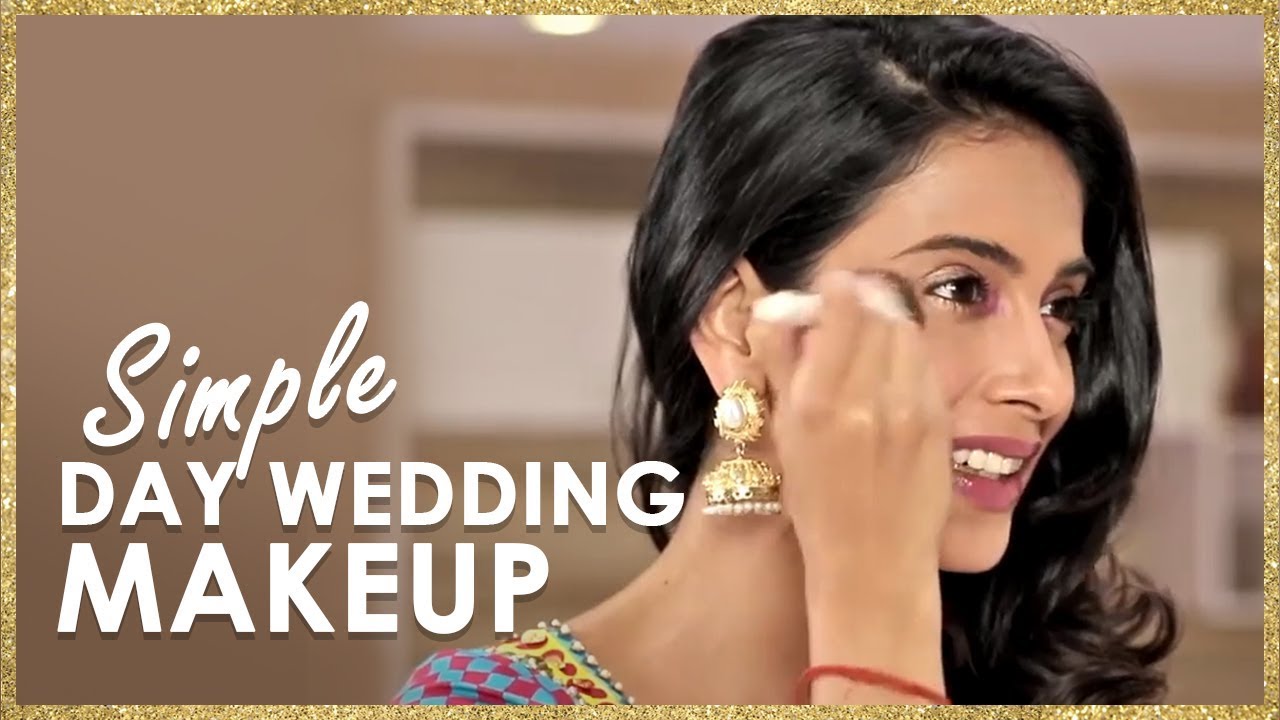 डे वेडिंग मेकअप ट्यूटोरियल | Simple Indian Bridal Makeup Look | Be Beautiful