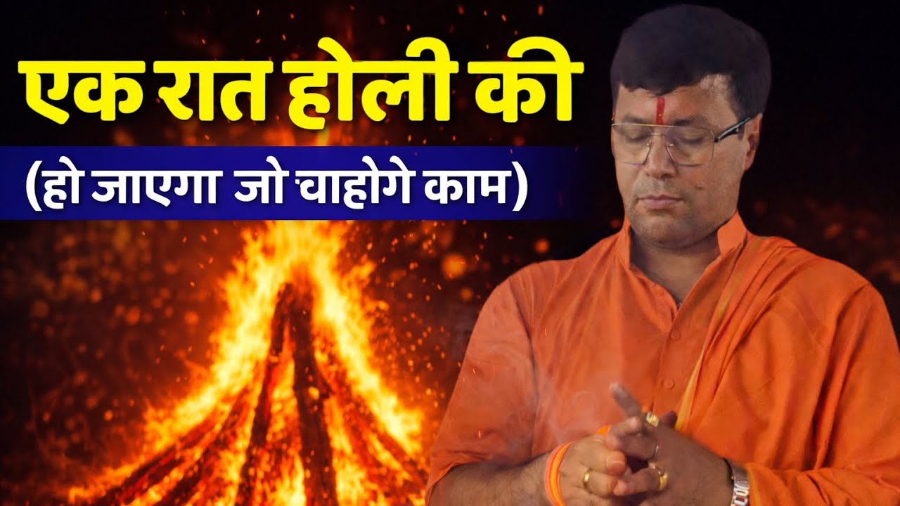 होली की एक रात कर लो।। फिर आप जो चाहोगे वही होगा।💯🧘