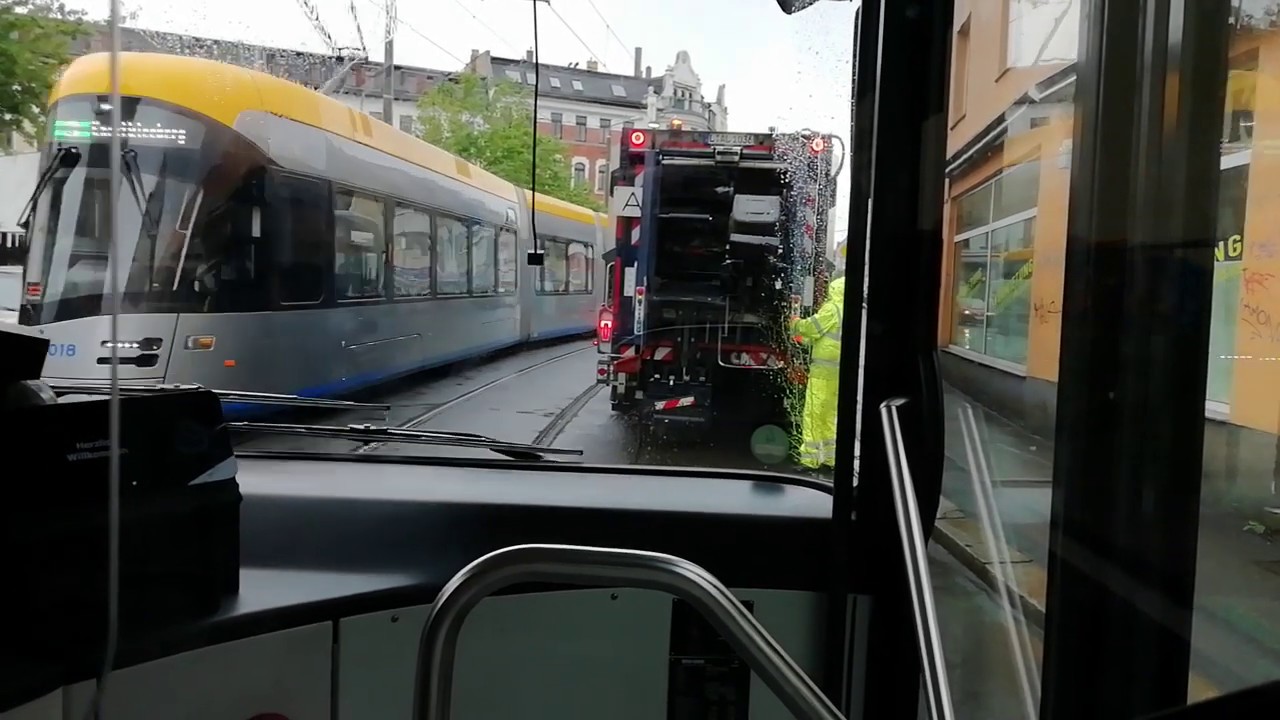 Bus mitfahrt Leipzig linie 3 als SEV Richtung Adler