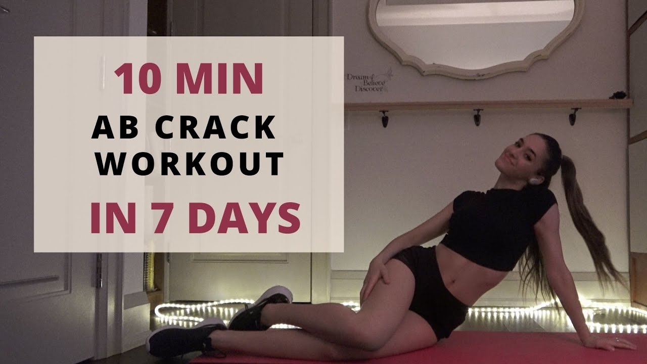 10 MIN AB CRACK WORKOUT - Get 11 LINE ABS FAST // no equipment || Martina Levi