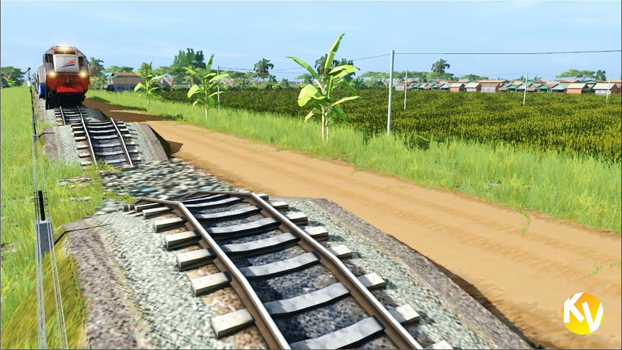 JALUR KERETA API CACING TANAH BIKIN MUNTAH 🚂🤮