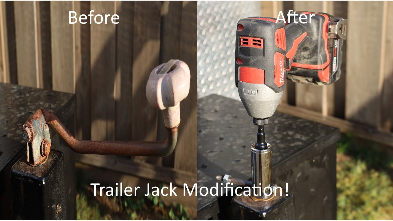 Trailer Jack Modification!