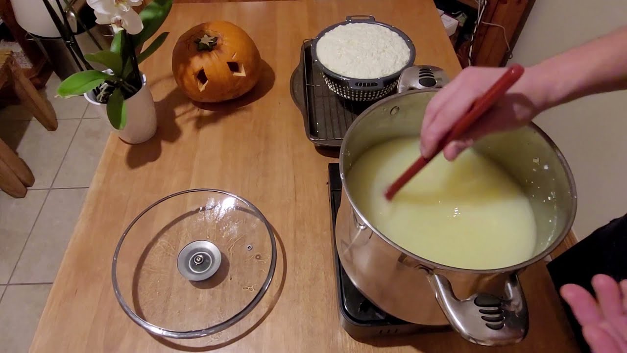 Ricotta - krok po kroku/How to make ricotta cheese in home
