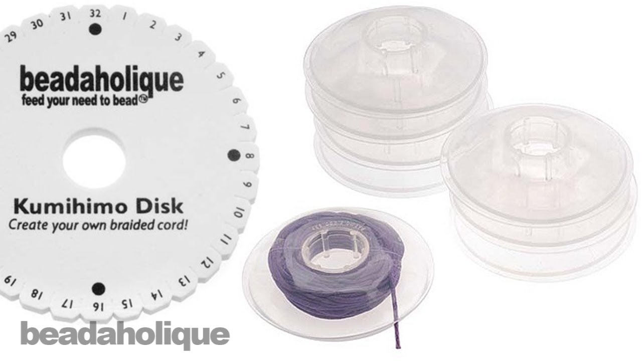 How To Use Flexible Plastic Thread Bobbins For Kumihimo Or Macrame