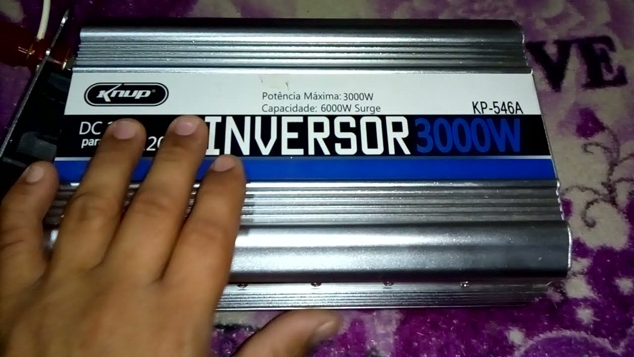 inversor knup de 3000w queimado / inversor knup de 3000w consertado (Marcos André)
