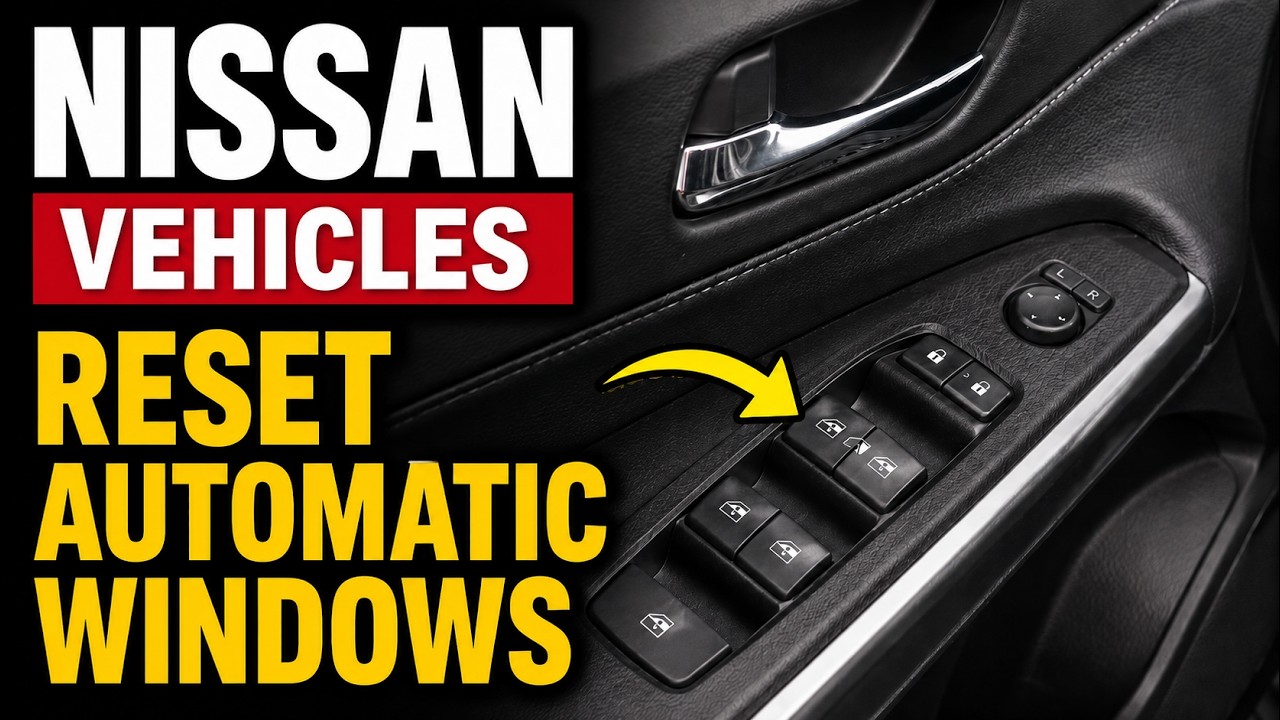Nissan Vehicles &ndash; Reset automatic feature for window
