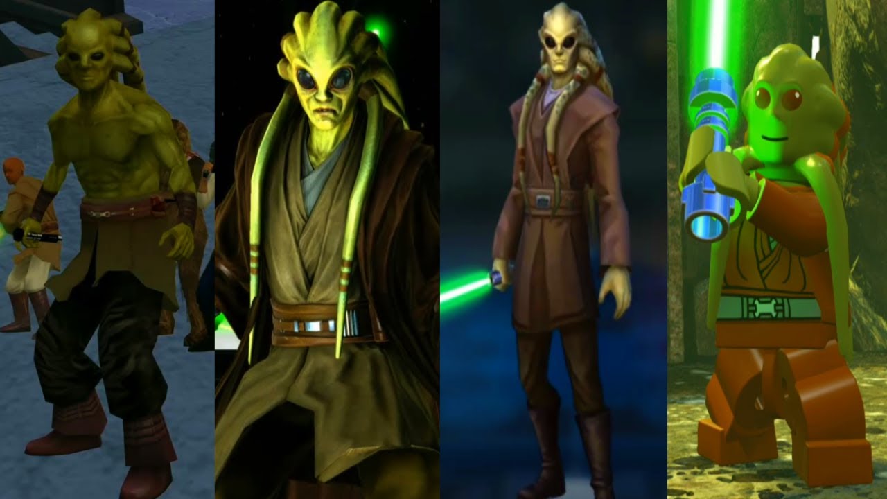 The Evolution of Kit Fisto in Star Wars Games