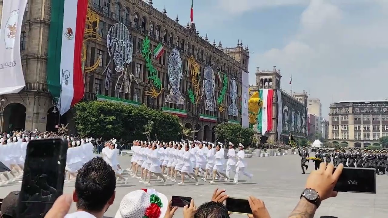 INCREIBLE! Desfogue del Zócalo ¡La Demostración de Fuerza que Debes Ver! |México 16 Sept 2024