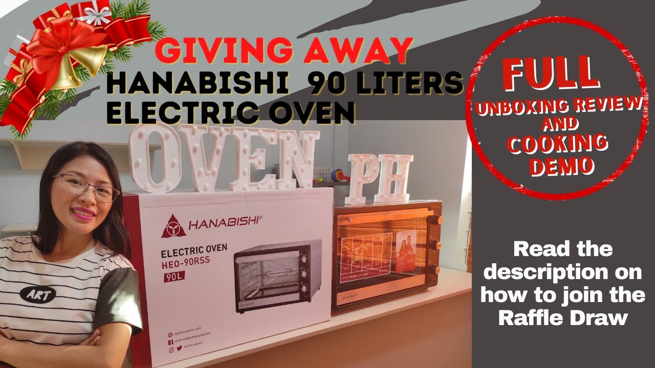 Grand RAFFLE for Suking Subscribers | WIN a Hanabishi 90 lIters Electric Oven | Full Unboxing Review