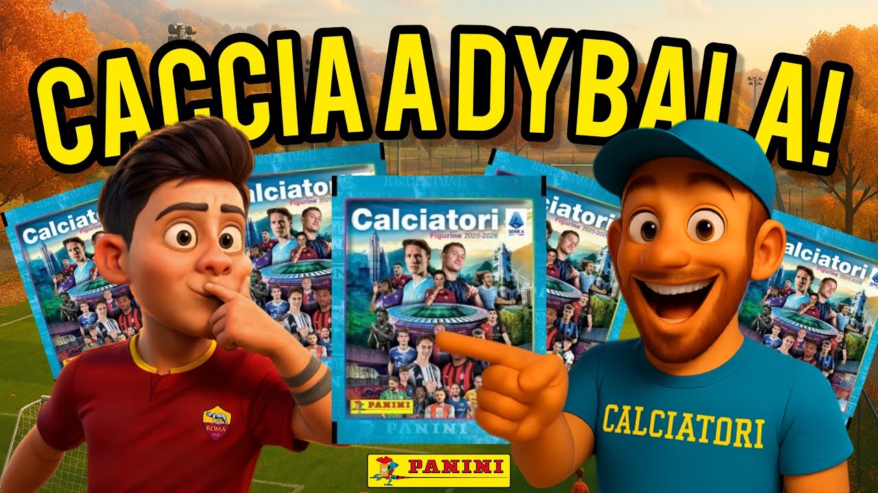 SPACCHETTO ALLA RICERCA DI DYBALA!! Calciatori 2025-26! #calciatoripanini 