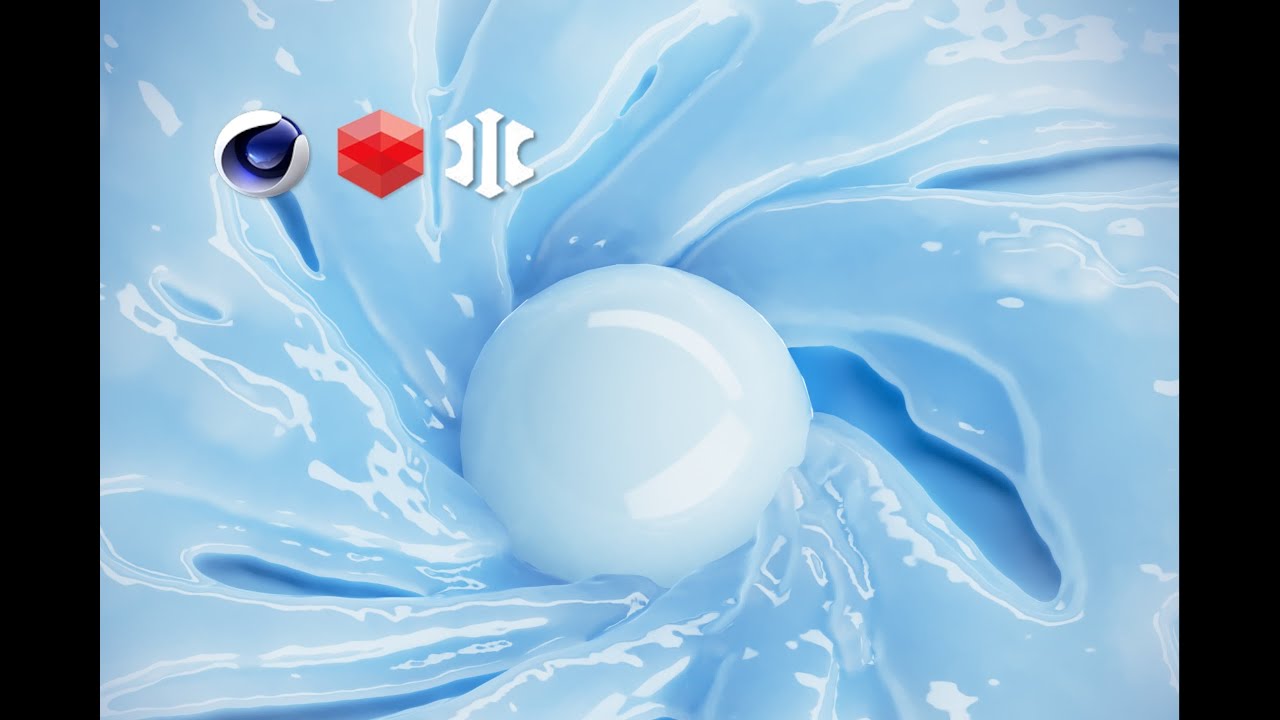 Water vortex in cinema4d#cinema4d