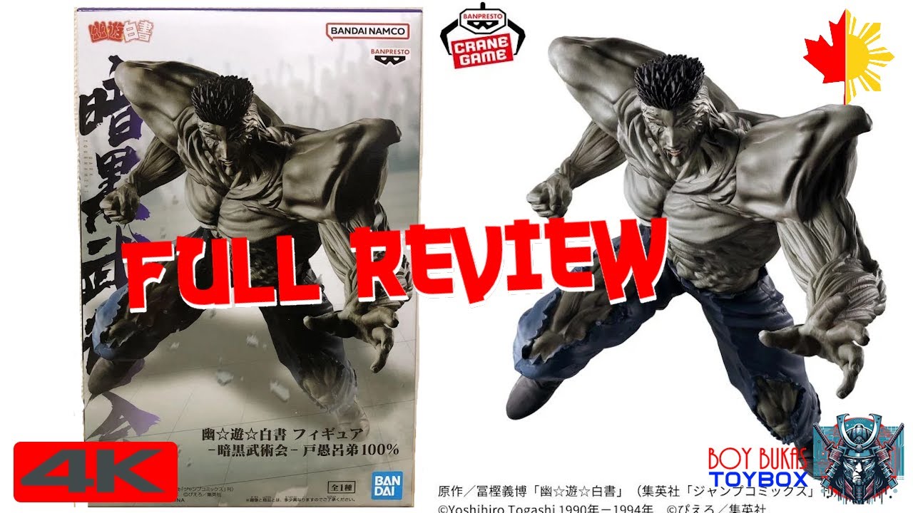 Yu Yu Hakusho Ankoku Bujutsukai Younger Toguro 100% Figure #Bandai #banpresto