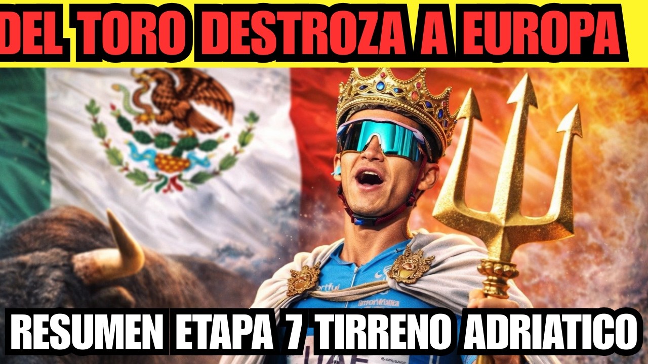 Isaac del Toro DESTROZA a Europa y gana la Tirreno Adriático