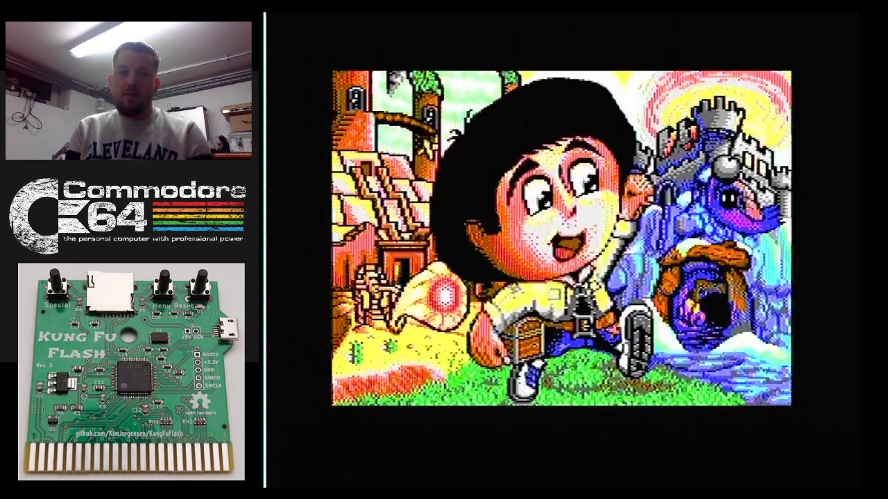 C64 - KungFu Flash - czyżby najlepsza opcja? Multi cartridge do C64 ze slotem na kartę microSD