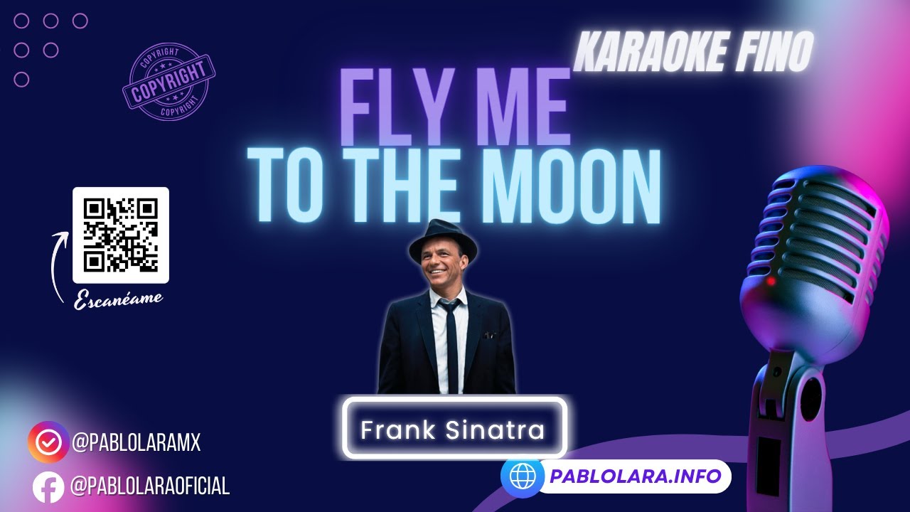 Fly Me To The Moon Karaoke HD - Frank Sinatra (Jazz Pista Profesional) | Karaoke Fino