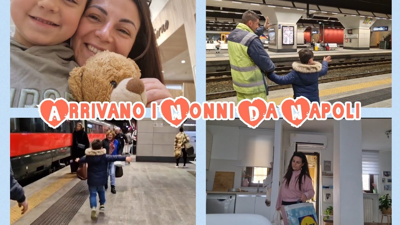 Arrivano i nonni da Napoli/La felicità  nei suoi occhi🥹